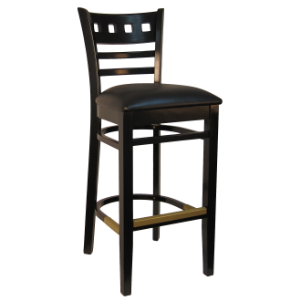 H&D Seating Masquerade Series Wood Barstool