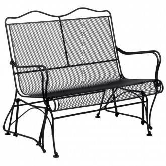 Woodard Tucson High-Back Gliding Love Seat