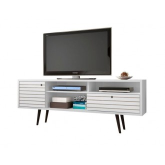 Liberty 70.86" Mid Century - Modern TV Stand (White) - White BG
