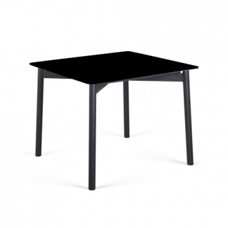 Skyline Design Rodona Square Dining Table with Glass