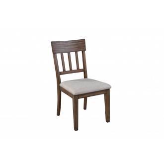 Alpine Furniture Donham Side Chairs in Brown - Set of Two - Front Side Angle