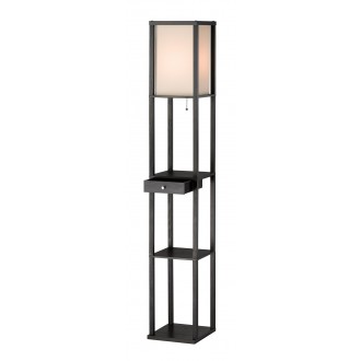 Adesso Parker Shelf Floor Lamp