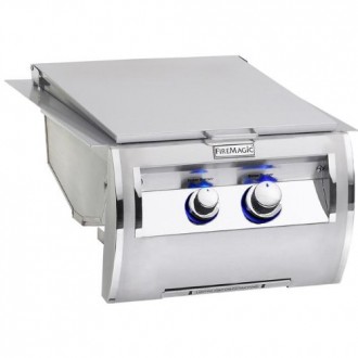 Fire Magic Echelon Diamond Built-In Double Searing Station w/ Side Burner and Power Supply  