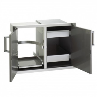 Fire Magic Select Double Door w/ Trash Tray & Dual Drawers