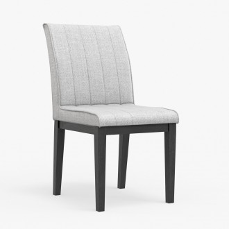 Alpine Furniture Cove Side Chairs in Vintage Black - Angled