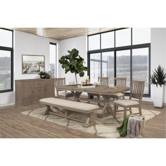 Alpine Furniture Arlo Bench - Lifestyle