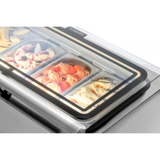 La Pavoni Nemox Magic Pro 100 Display Case - Top Angled