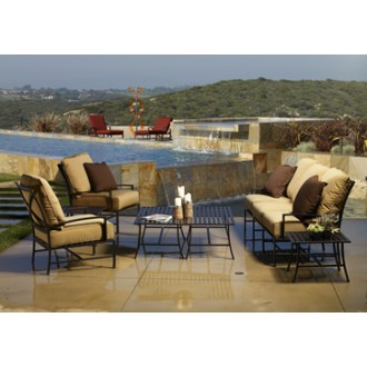 La Jolla Sofa in Canvas Flax w/ Self Welt - Lifestyle