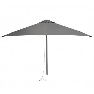 Cane-Line Harbour Parasol, W/Pulley 3x3 M, Aluminium w/Antracite fabric