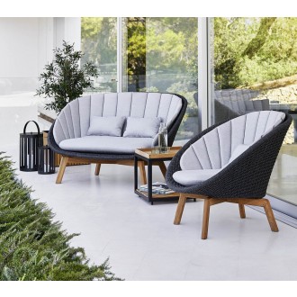 Cane Line Peacock 2-Seater Sofa, Cane-Line Soft Rope