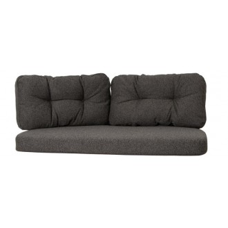 Cane-Line Ocean Large 2-Seater Sofa Cushion Set Dark Grey