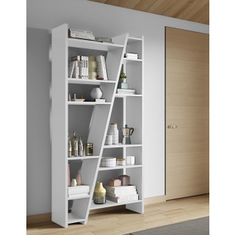 TemaHome Delta Shelving Unit 002 in Pure White - Lifestyle