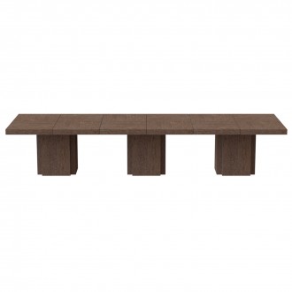 TemaHome Dusk Extra-Long Conference Table in Chocolate