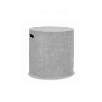 Sunset West Gravelstone Round Tank Cover - Front Side Angle
