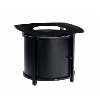 Woodard Solid Cast Square Round Chat Height Fire Table