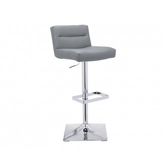 SUNPAN Stafford Adjustable Stool - Graphite, Onyx, Snow, Frontview