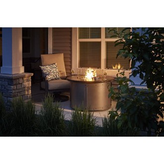 Outdoor Greatroom Company Edison Fire Table - Lifestyle