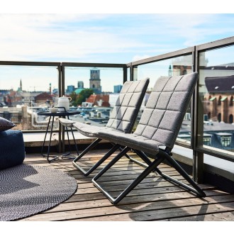 Cane-Line Traveller Folding Lounge Chair, Cane-Line AirTouch 