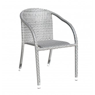 Hospitality Rattan Patio Athens Stackable Woven Armchair
