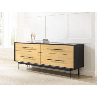 Greenington Santa Cruz 4 Drawer Double Dresser, Wheat - Lifestyle