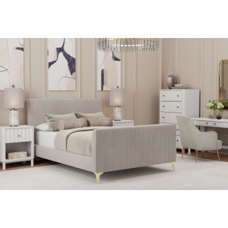 Alpine Furniture Zaldy Queen Platform Bed - Lifestyle