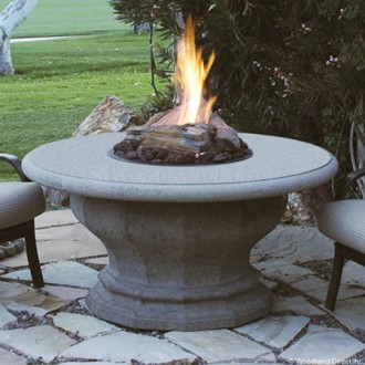 American Fyre Designs Inverted Firetable W/ Concrete Top
