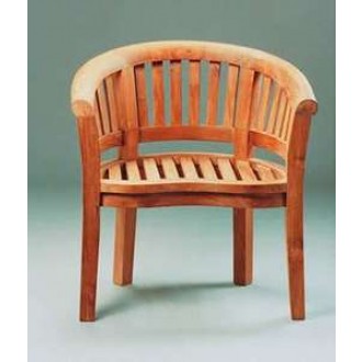 Anderson Teak Curve Armchair Extra Thick Wood