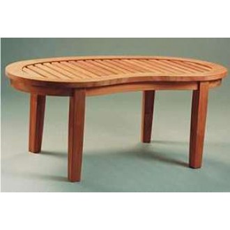 Anderson Teak Kidney Curve Table