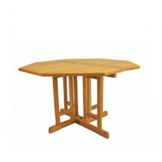Anderson Teak Butterfly 47" Octagonal Folding Table