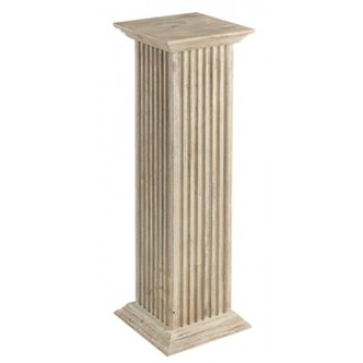 Cooper Classics Square Fluted Pedestal 30"