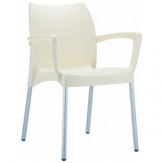 Compamia Dolce Resin Outdoor Armchair Beige - Angled