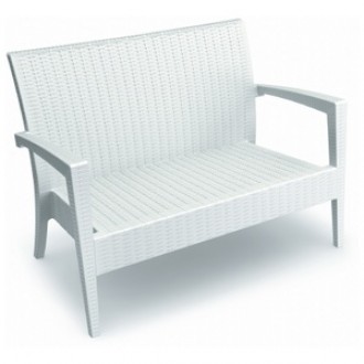 Compamia Miami Resin Loveseat White
