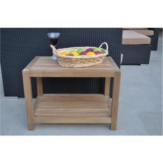 Anderson Teak 24" Windsor Side Table w/ 2 Tier
