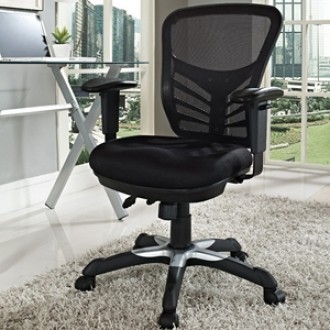 Modway Articulate Office Chair in Black