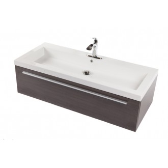 Stilnovo he Namur Wall Mount Sink Cabinet with One Drawer