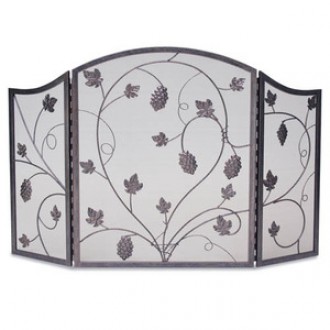 Fireside America Napa Forge 3 Panel Grapevine Screen