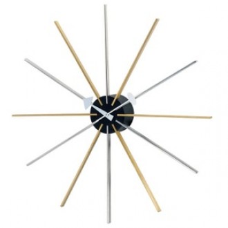 Stilnovo George Nelson Star Clock - Gold