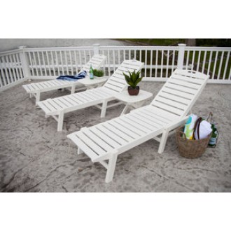 POLYWOOD¨ Nautical 21" x 18" Side Table