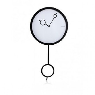 Stilnovo The Hole in Wall Pendulum Clock - Black