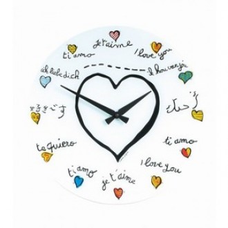Stilnovo The Loving You Wall Clock - Glass