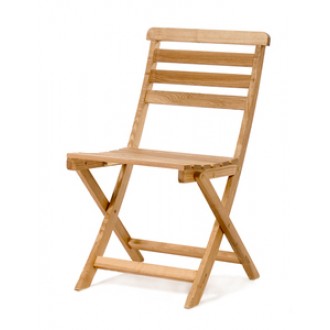 All Things Cedar Oak Folding Bistro Chair
