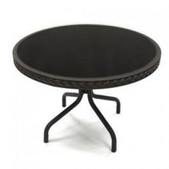 Outdoor Greatroom Company Sun Lounger Side Table - Front Side Top Angle