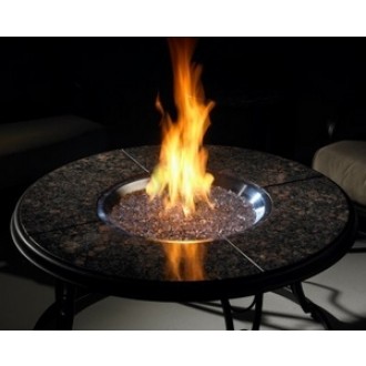 Outdoor Greatroom Company Granite Fire Pit Table - Lifestyle