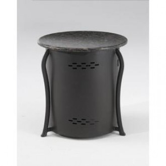 Outdoor Greatroom Company Table & LP Tank Cover with Granite Top - Front Angle