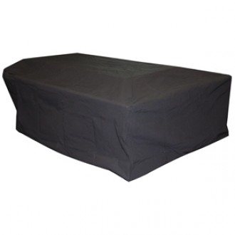 Outdoor Greatroom Company Rectangular Vinyl Cover for Uptown Fire Pit - Angle