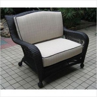 Outdoor Greatroom Company Chair and a Half - NO Cushions - Front Side Angle