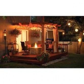 Outdoor Greatroom Company Patio Pergola - Redwood - Lifestyle