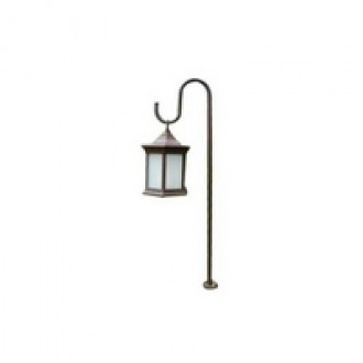Outdoor Greatroom Company Solar Stake Light - Espresso Finish - Angle