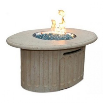 Outdoor Greatroom Company Tuscany Fire Pit - Lit