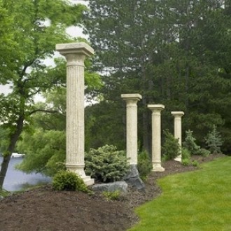 Outdoor Greatroom Company Tuscany Pergola - Full Column Pillar - Lifestyle